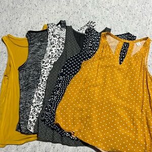 Tank top Bundle! 6 Tank Tops (Gap, Old Navy, Charming Charlie)